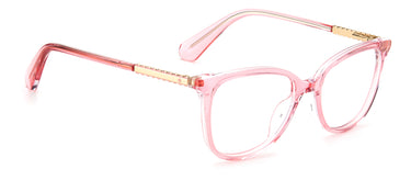 Youth Girls Kate Spade Eyeglasses: Tahlia - Pink(2) SpecSMART Eye Clinic (Diagonal View)